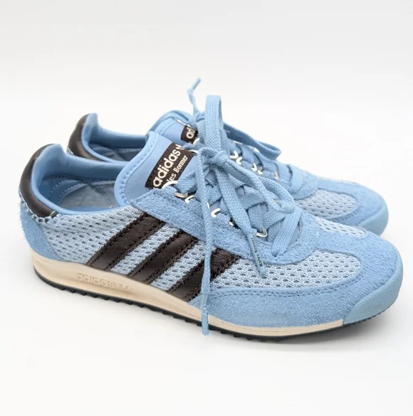 Adidas Wales Bonner SL76 Ash Blue Sneakers Size Womens 7.5 - Picture 8 of 14